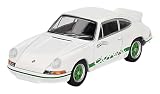 MINI GT 1/64 ポルシェ 911 カレラ RS 2.7 グランプリホワイト/グリーンリバリー (左ハンドル) 完成品