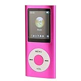 Vbestlife Mp3 プレーヤー Bluetooth 1.8in ミニ Mp3 プレーヤー 学生 ランニング ウォーキング用 HD Mp3 音楽プレーヤー 子供用 使いやすい