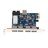 Baosity PCI 高速　拡張カード　PCI-E →USB 3.0 4-ポート　高速データ転送　USB機能　WIN7に対応　デスクトップ　互換性　