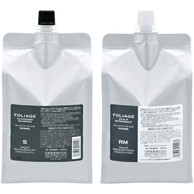 ナカノ フォリッジ クレンジングシャンプー 1500ml スキャルプリペアメント 1500g セット 41b9WopaRWL._AC_UL750_SR750,
