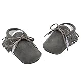 Domybest 秋冬 ヌバックレザー ソフトボトム タッセル ベビーシューズ 手作り 幼児用靴 暖かく保つ 綿の靴 ベビーシューズ