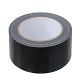 カインズ(CAINZ) カラー布粘着テープ ブラック 幅50mm 長さ25m 色分け 中身区別 カラーテープ 梱包 結束 工作 荷造り