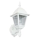 Sunset Lighting F7821-31 Outdoor Wall Sconce with Clear Beveled Glass, Black Finish [並行輸入品]