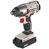 Factory-Reconditioned Porter-Cable PCC641LBR 20V MAX Cordless Lithium-Ion 1/4 in. Hex Impact Driver 