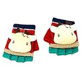 ハイキングフライ(Hikfly) ハーフフィンガーカバー ニットマジックグローブ 手袋ベビーグリルボーイズの幼児用アウトドアスポーツサーマルグローブウォーマーミトンクリスマスプレゼント(1-3歳) (