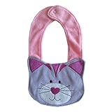 Yuelian(TM) ベビー用品 よだれかけ 新生児 お食事用 スタイ 前掛け アニマル柄 コットン 出産祝い 育児に (25  ネコ)