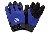 Safety Work Glove - Leather Palm, And Elastic Spandex Back- Flexible, Strong Grip, And Breathable, W
