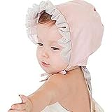 Ama ( TM )新生児ベビーGirls幼児ロイヤルプリンセス夏太陽帽子ボンネット カラー: ピンク