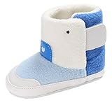 (ラボーグ)La Vogue ベビーシューズ ブーツ ショート キッズ ファーストシューズ 子供靴 赤ちゃん スノーブーツ 新生児 歩行靴 男の子 女の子 防寒 可愛い ブルー 13cm