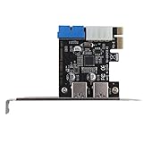PCI‑E USB3.0拡張カードUSB3.0増設ボード PCI-E x1 / x4 / x8 / x16 高い互換性 汎用 XP 32/64/ 7 32/64/Windows8/Windows8.1/Windows10