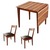 木製ダイニング3点セット 伸長式ダイニングテーブル+木製ダイニンングチェア2脚 伸長式ダイニングセット