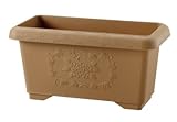 リッチェル Nシャンティ 深型プランター 45型 455×225×230H サンドブラウン