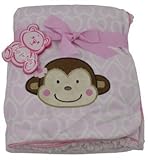 30" X 30" Little Mimos Newborn Pink Baby Blanket [並行輸入品]
