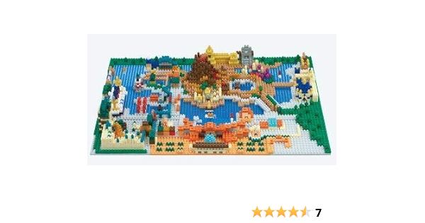 Amazon 東京ディズニーリゾート 東京ディズニーシー ジオラマ風ナノブロック 東京ディズニーリゾート限定 ブロック おもちゃ