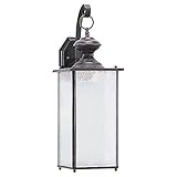 Sea Gull Lighting 89383BLE-08 Jamestowne - One Light Outdoor Wall Sconce, Textured Rust Patina Finis