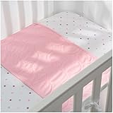 BreathableBaby Wick-Dry Plush Sheet Saver- Pink Mist by BreathableBaby