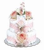 Bloomers Baby Diaper Cake Classic Pink Roses 2-Tier by Bloomers Baby [並行輸入品]