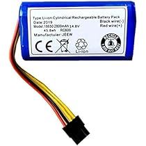 ロボット掃除機 リモコン付 2000mAh充電式バッテリー 赤外線センサー Amazon.co.jp: 2 個 7.4V 2000mAh 18650 リチウムポリマー