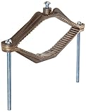 Morris Products 91666 Ground Pipe Clamp, With Adaptor Serrations, 2-10 Wire Range, 4-1/2" - 6" Water