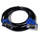 6 ft hd15オスtoオスVGAブルーコネクタテレビモニタケーブルfor PC Laptop