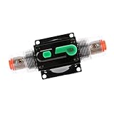 Lovoski 　12V/ 24V/32V カー　ステレオ　オーディオ　ヒューズ　マニュアルリセット　回路ブレーカ　遮断器　10A-100A　多サイズ選ぶ - 100A