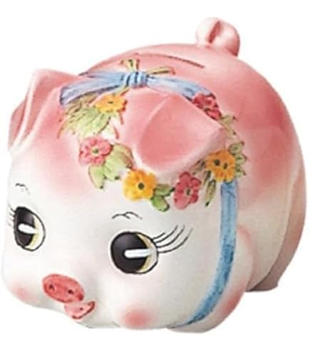 Amazon.co.jp: ピギーバンク 豚 貯金箱 大 ピンク S-60A : おもちゃ