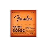 Fender アコースティックギター弦 Phosphor Bronze Acoustic Guitar Strings, Ball End, 60XL .010-.048