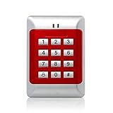 SODIAL(R)1x RFIDドアオープナー　デジタル制御　ロックコード　アクセスコントロール　赤