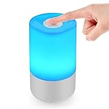 タッチセンサーランプONEVERテーブルBesideランプ調光機能付きカラーChanging Deakランプライトのリビングルームとベッドルーム暖かいホワイト