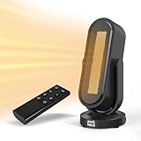 Minthouz セラミックヒーター 小型 電気ファンヒーター 3秒速暖 ECO省エネ 首振り 3段階調整 700W/1200W