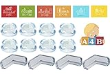 Corner & Edge protector for baby,makes sharp corner safe from All4baby.12-pcs clear corner guard BUY