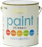 アサヒペン 水性多用途EX アイボリー 1.6L 【まとめ買い3セット】