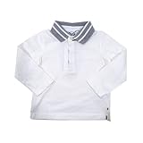 [D&Gジュニア] D&G junior アパレル (ポロシャツ) L13155 ホワイト×グレー (6/9M) ベビー [並行輸入品]