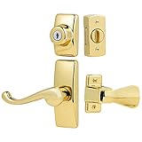 理想的なセキュリティhk01-i-099デラックスStorm and画面ドアレバーKeyedデッドボルト HK01-I-022 1
