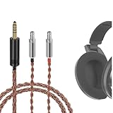 Geekria Apollo 6N 単結晶銅表面銀 アップグレード ケーブル Sennheiser ゼンハイザー HD800 HD800S HD820 等 ヘッドホン 対応 オーディオ ケーブル バランスケーブル 8芯 (4.4mmプラグ 130cm)