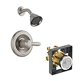 Delta Delta KSDLA-T14238-SS Lahara Shower Kit Pressure-Balance Single-Function Cartridge, Brilliance