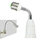 E27 To E27 Flexible Extend Base Led Light Adapter Converter (Usa)