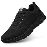 [gitzing] 【超軽量】スニーカー ランニングシューズ メンズ レディース ウォーキング ジョギング 運動靴 黒 ブラック 23.0 cm