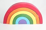 モンテッソーリ　レインボー・スタッカー　虹の積み木 Montessori Raibow Stacker　知育玩具