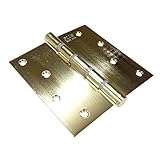 クマモト ステンレス義星丁番リング入 2.0×102×102 2枚セット 金色 STR-9