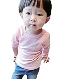 (ポルトプエルト) Porto Puerto 綿 長袖 ロゴ ボーイズ ガールズ ベビー キッズ [海外直送品] (85cm, ピンク)