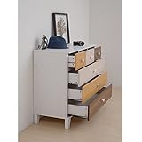 引出し4段リビングキャビネット f-jkp-mhv0009mcwh マルチカラー色