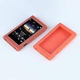 に適合するソニーウォークマンNW-A55HN A56HN A57HN A55 A56 A57 A50 シリーズ 用 ソフトシリコン製耐衝撃性保護シェルケースカバー (サンセット レッドケース)