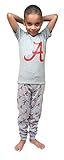 Alabama Crimson Tide Boys 4 – 7寝間着半袖Tシャツ&パンツセット グレー