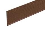 貼るだけ簡単巾木 厚3ｍｍ×高さ60ｍｍ×長さ909ｍｍ 色 カフェブラウン