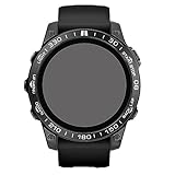 【KOOLRIVER】ウォッチベゼル・腕時計ベゼルリング・Garmin用 ベゼルリング fenix 7S Pro 保護カバー ベゼルリングフレーム ステンレス 取付簡単 粘着式 ガーミン フェニックス7S プロ スタイリッシュ スマートウォッチアクセサリー[Garmin fenix 7S Pro(ブラック)]