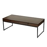 岩附 引き出し付き テーブル クレバリー cleverly ローテーブル センターテーブル 幅120 木製 IW-225