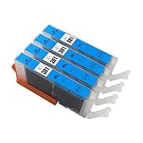 BCI-381XL キヤノン用 互換 インクカートリッジ シアン BCI-381XLC×4 大容量 残量表示 個包装 対応機種：PIXUS TR8630a TR703a TR8630 他【YUBOYA】
