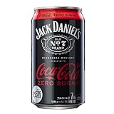 ジャックダニエル ＆ コカ・コーラ ゼロシュガー 〔 ウイスキー 〕 缶 7% 350ml×24本