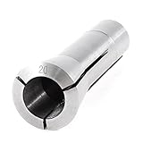 uxcell スプリングコレット　チャックスプリングコレット　フライス工具　シルバートーン　R8